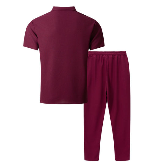 Conjunto de Dos Piezas: Camisa y Pantalón con Bloques de Color - Image 13