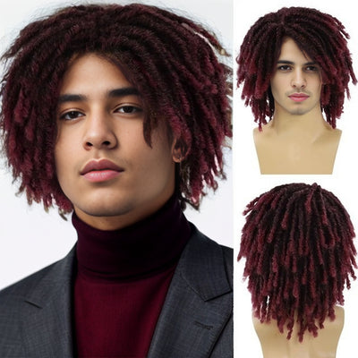 Peluca Completa de Rastas Sintéticas para Hombre - Fibra de Alta Calidad - Image 14