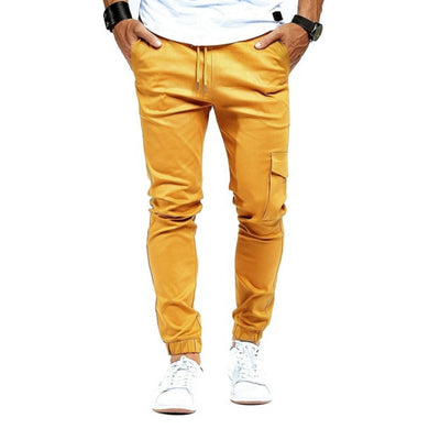 Pantalones Deportivos Casuales de Hombre en Colores Sólidos - Image 6