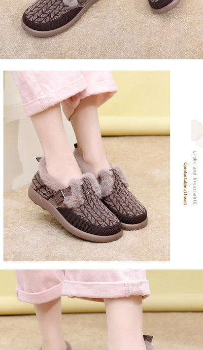Zapatos de Algodón Aislados con Forro Polar Extra Grueso para Mujer - Image 11