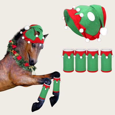 Calentadores Navideños para Piernas - Accesorios de Fiesta