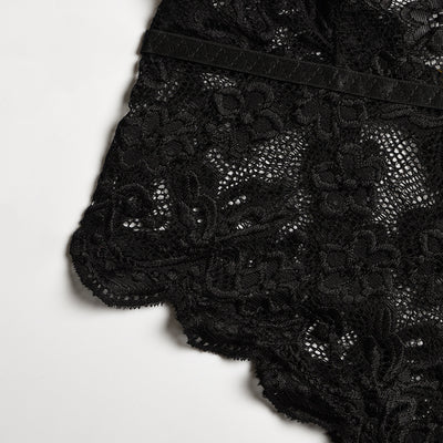 Body de Encaje Transparente con Tirantes Cruzados para Mujer - Image 19