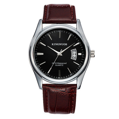 Reloj de Acero Inoxidable Resistente al Agua con Calendario para Hombre - Image 12