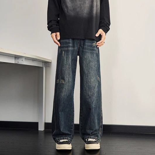 Jeans Rectos Holgados para Hombre - Estilo Moderno y Versátil - Image 2