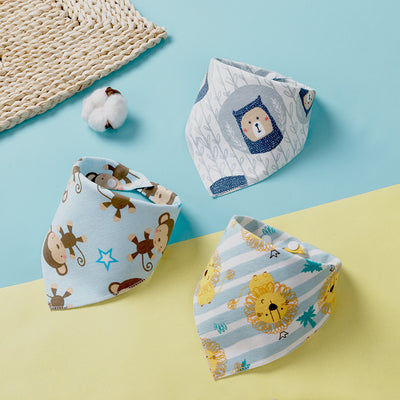 Babero Triangular Reversible Personalizado para Bebés con Doble Absorción - Image 4