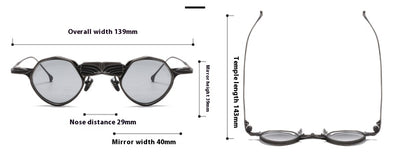 Gafas de Sol Redondas Retro Doble Capa - Diseño Único y Divertido - Image 13