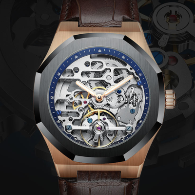 Reloj Suizo Tourbillon Elon para Hombre con Mecanismo de Precisión - Image 3
