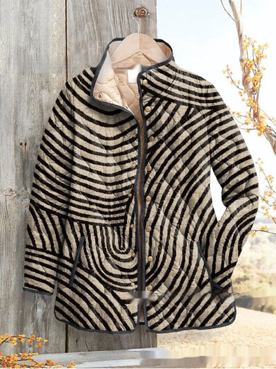 Abrigo Acolchado de Algodón con Bolsillos para Otoño e Invierno - Image 2