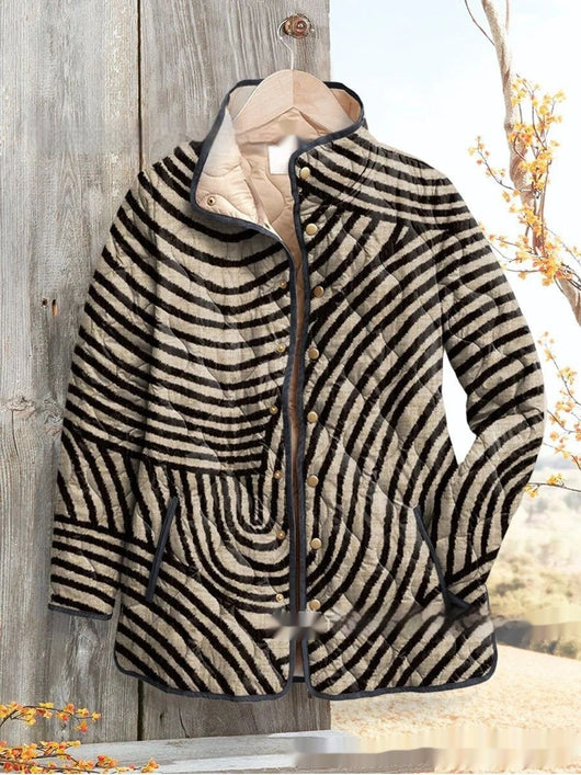 Abrigo Acolchado de Algodón con Bolsillos para Otoño e Invierno - Image 2