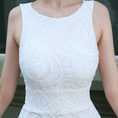 Vestido Largo de Lentejuelas con Cola Sirena para Eventos y Gala - Image 8