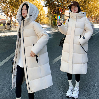 Chaqueta Acolchada de Algodón Grueso - Estilo Coreano Impermeable al Frío