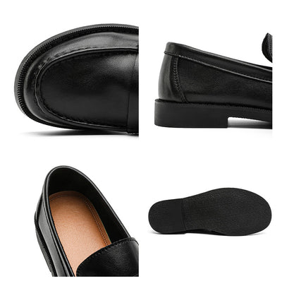Zapatos Casuales Retro de Negocios para Hombre - Diseño Versátil sin Cordones - Image 17