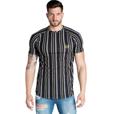 Playera Deportiva de Rayas con Secado Rápido - Image 7