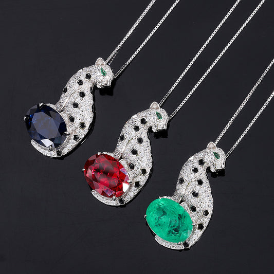 Collar Colgante Leopardo Elegante para Mujer