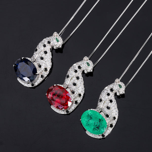 Collar Colgante Leopardo Elegante para Mujer