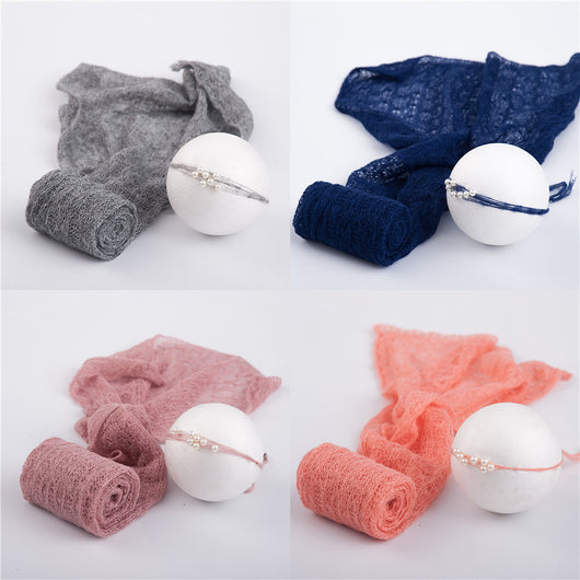 Envoltura de Mohair para Fotografía de Bebés - Colección Verano - Image 16