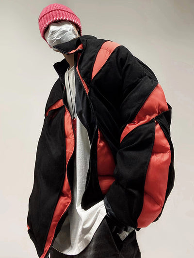 Abrigo Acolchado Casual de Algodón para Hombre - Image 3