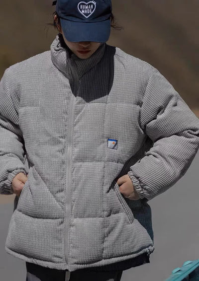 Chaqueta Retro de Pana Acolchada con Algodón - Image 12