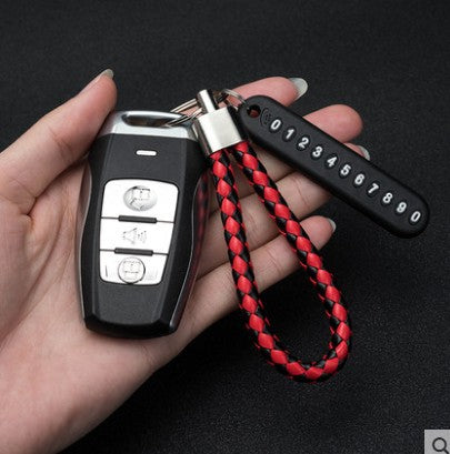 Llavero Identificador de Placas Anti-pérdida para Auto