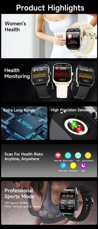 Reloj Inteligente Deportivo con Llamadas Bluetooth - Image 28