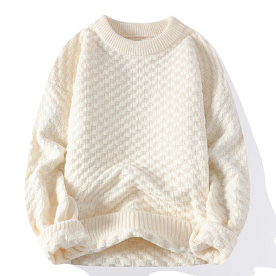 Suéter Cuello Redondo para Hombre - Otoño e Invierno