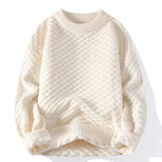 Suéter Cuello Redondo para Hombre - Otoño e Invierno