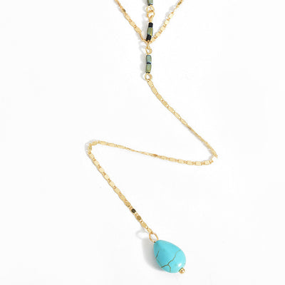 Collar Bohemio Multicapa Largo para Mujer - Image 6