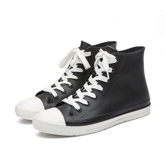 Botas Impermeables Coreanas Cortas Antideslizantes para Mujer - Image 8