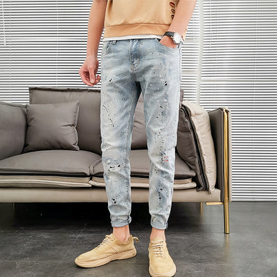 Jeans Slim Fit con Bordado de Logo para Hombre - Image 4