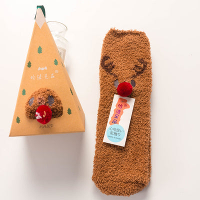Calcetines Navideños de Mujer con Forro de Felpa - Image 56
