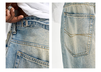 Shorts de Mezclilla Retro Holgados para Hombre - Estilo Verano - Image 6