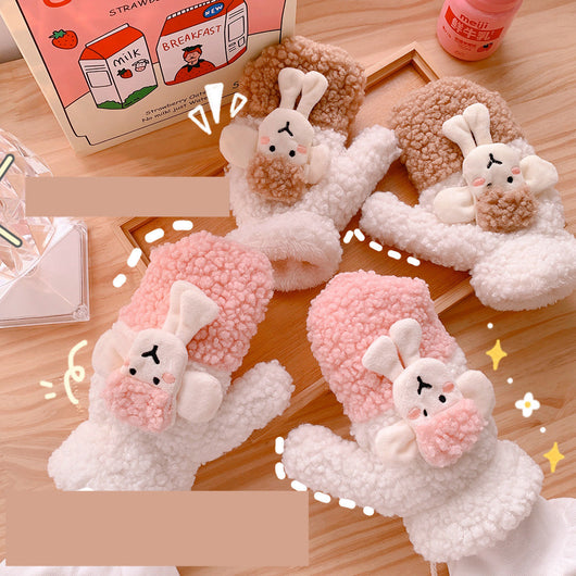 Guantes de Algodón Grueso con Diseño Infantil Adorable