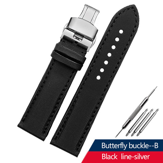 Correa de Reloj Nylon Canvas Tiansuo Haixing para Hombre - Image 23
