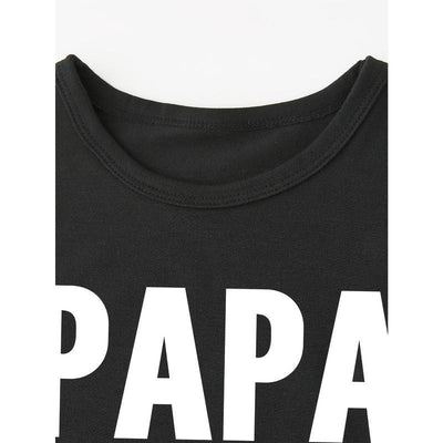 Playera Negra de Algodón para Niño - Diseño Papá me Dijo que Podía - Image 4