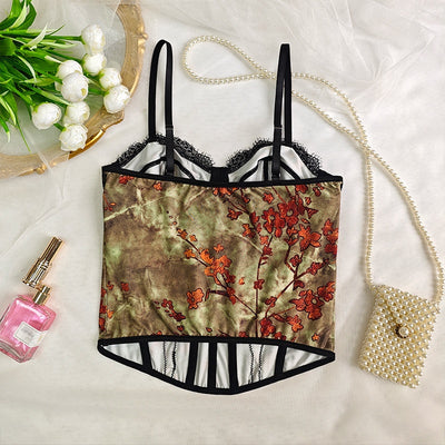 Top Corset Escotado con Tirantes Ajustables y Varillas de Soporte - Image 7