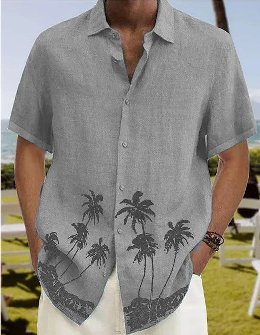 Camisa Casual Playa de Moda para Hombre Manga Corta - Image 2