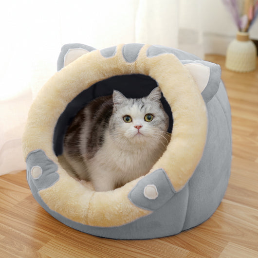 Villa Casa para Gatos Cerrada - Cama Confortable - Image 2