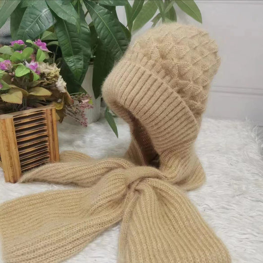 Gorro Tejido de Terciopelo para Mujer - Diseño Viral Cálido y Elegante - Image 11