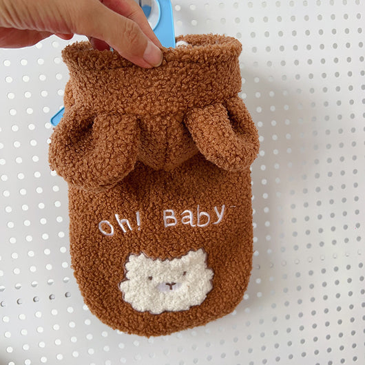 Disfraz de Osito con Orejas para Perros y Gatos Pequeños - Image 3