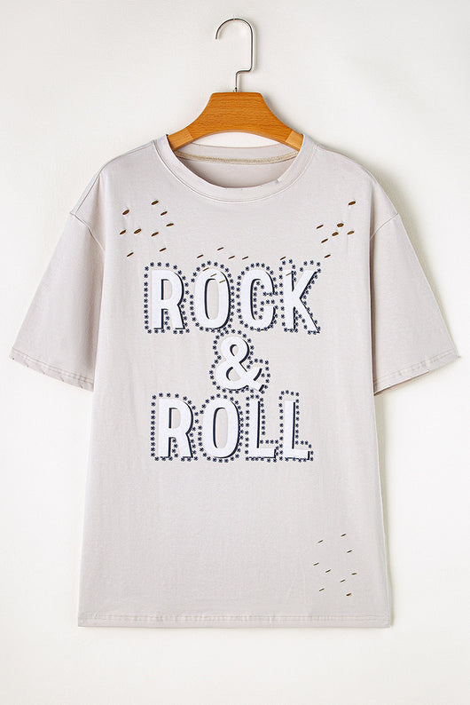 Playera Desgarrada Fresca de Manga Corta - Estilo Verano - Image 11