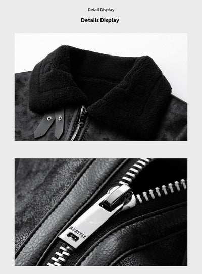 Abrigo de Lana de Cordero para Invierno Hombre - Image 14