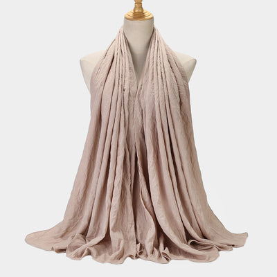 Pañuelo Cuadrado de Algodón y Lino - Diseño Liso y Versátil - Image 24