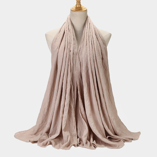 Pañuelo Cuadrado de Algodón y Lino - Diseño Liso y Versátil - Image 24