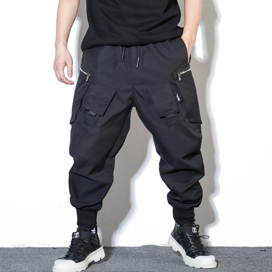 Pantalones Funcionales Deportivos Hombre con Bolsillos Múltiples