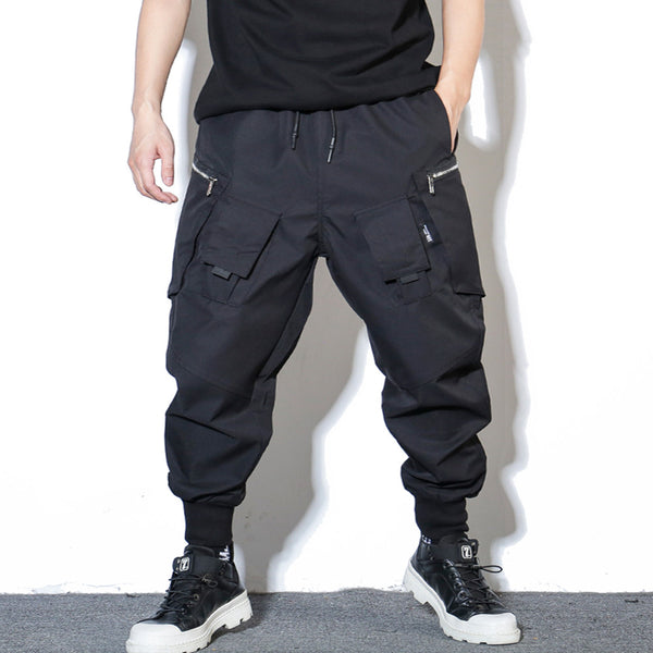 Pantalones Funcionales Deportivos Hombre con Bolsillos Múltiples