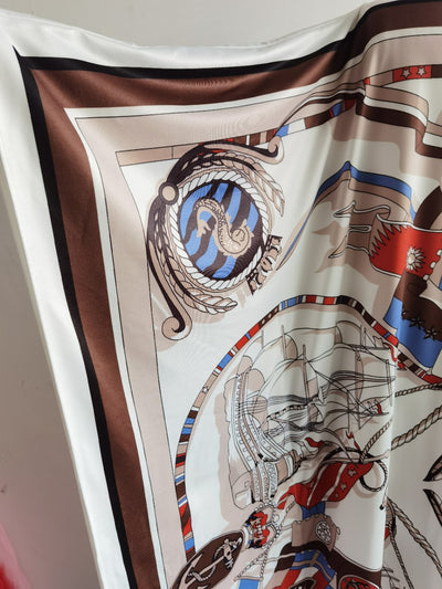 Vestido de Seda Tejida Estampado con Mangas Amplias y Corte Holgado - Image 11