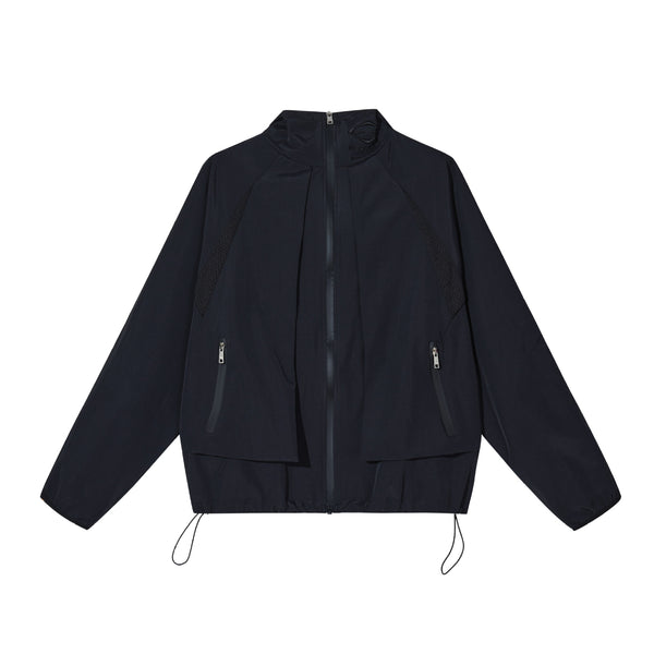 Chaqueta Deportiva Impermeable y Cortavientos con Capucha para Hombre