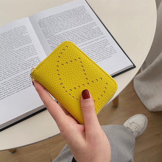 Bolso Compacto de Gran Capacidad para Tarjetas y Accesorios
