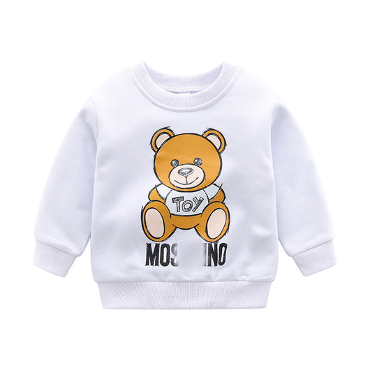 Abrigos y Suéteres Sueltos para Niños y Preadolescentes - Camiseta Base Versátil - Image 9