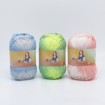 Bolas de Lana de Algodón Puro con Cambio de Temperatura para Tejido DIY - Image 10